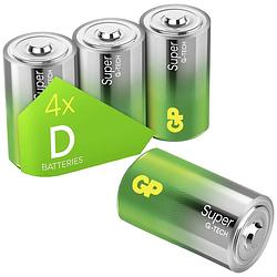Foto van Gp batteries gppca13as112 d batterij (mono) alkaline 1.5 v 4 stuk(s)