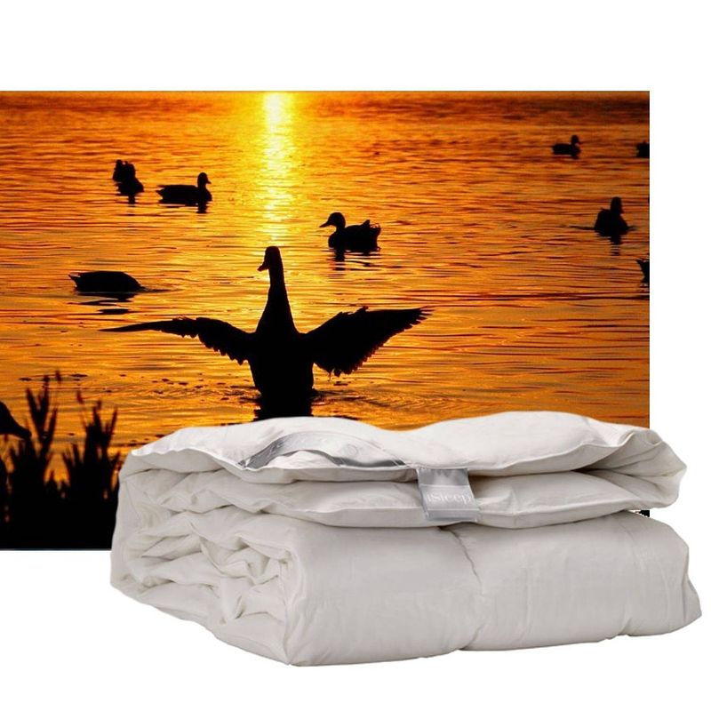 Foto van Isleep enkel dekbed 100% dons - warmteklasse 1 - 1-persoons 140x200 cm