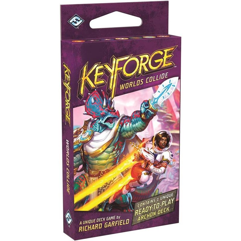 Foto van Fantasy flight kaartspel keyforge - worlds collide archon (en)