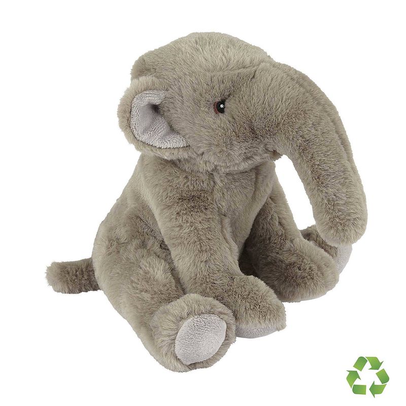 Foto van Pluche knuffel dieren olifant 23 cm - knuffeldier