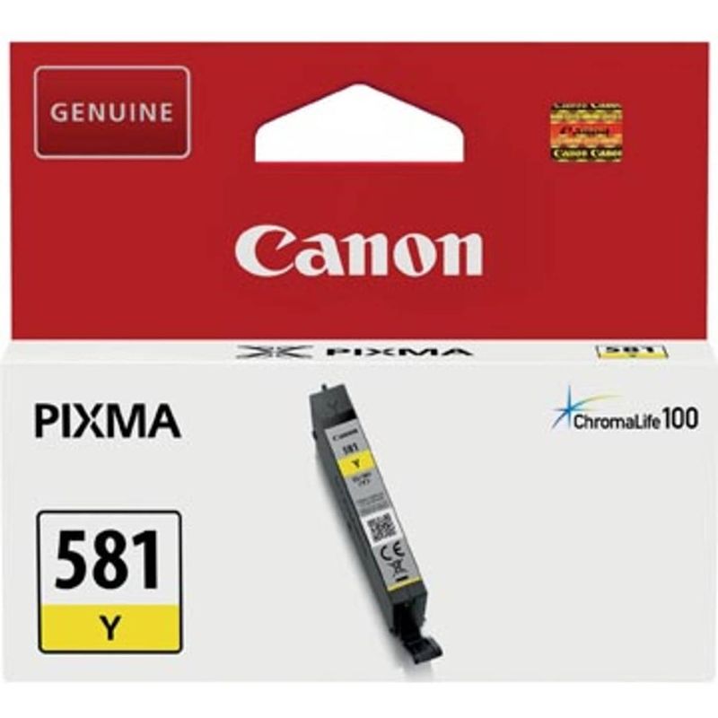 Foto van Canon inktcartridge cli-581y geel, pagina's - oem: 2105c001