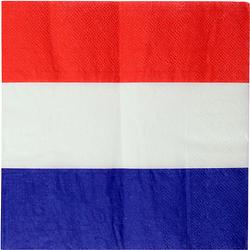 Foto van 40x nederland landen thema servetten 33 x 33 cm - feestservetten
