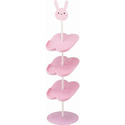 Foto van Yamazaki shoe rack for kids - pink rabbit