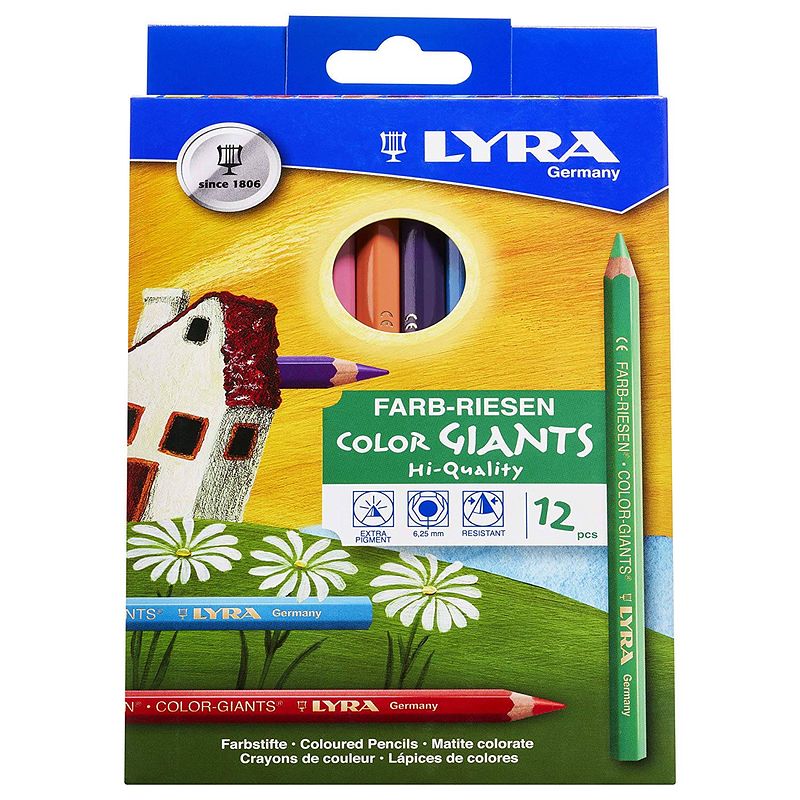 Foto van Lyra box of 12 lyra colour giants®, polished - asst'sd