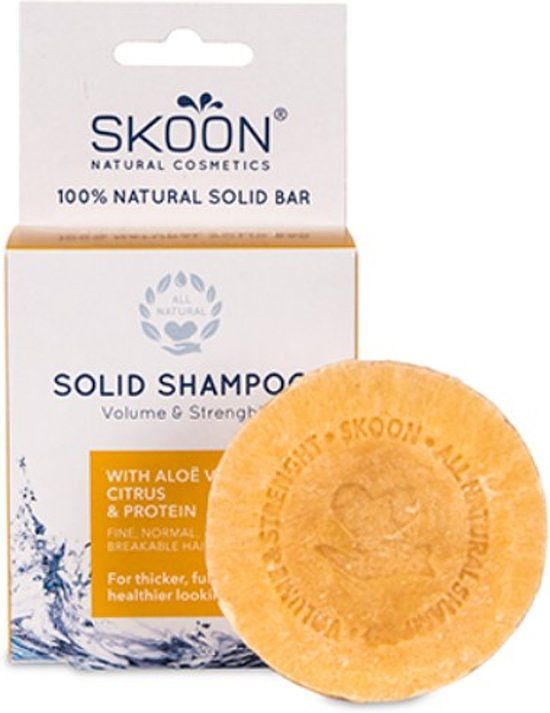 Foto van Skoon volume & strenght shampoo bar