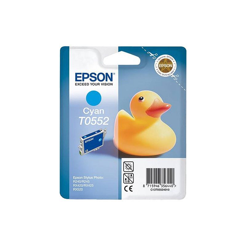 Foto van Epson t0552 cyaan cartridge