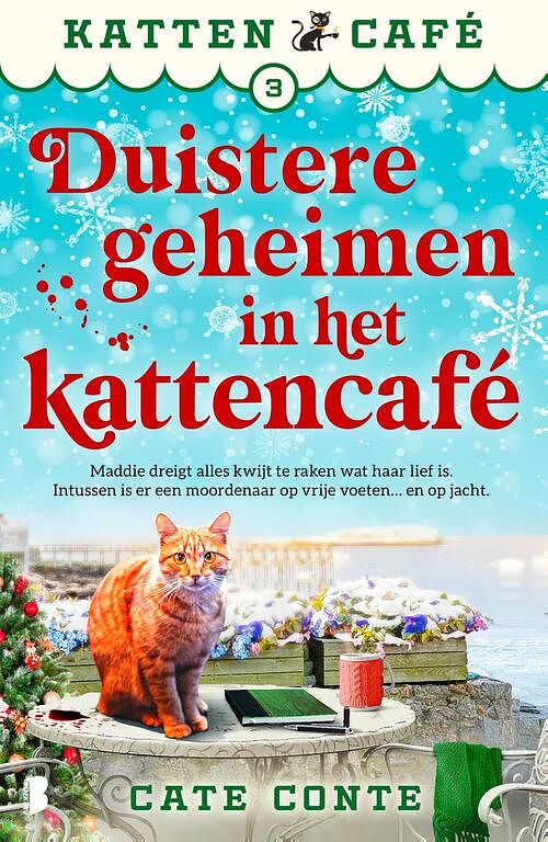 Foto van Duistere geheimen in het kattencafé - cate conte - paperback (9789022596265)