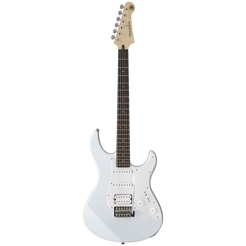 Foto van Yamaha pacifica 012ii white elektrische gitaar met voucher voor fretello app