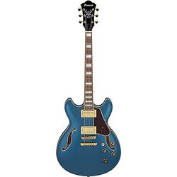 Foto van Ibanez as73g artcore prussian blue metallic semi-akoestische gitaar