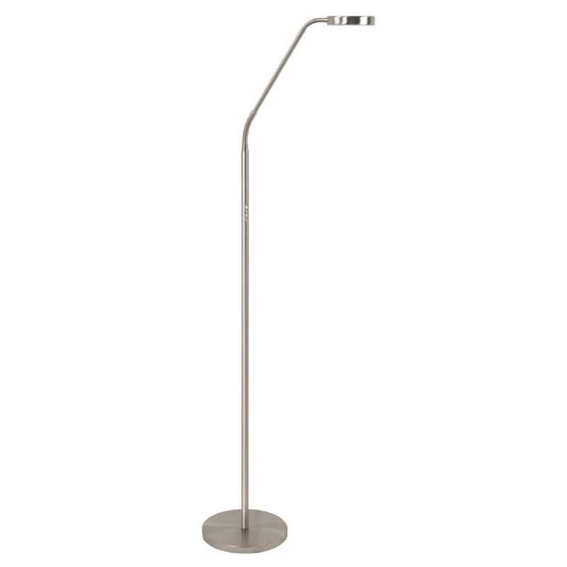 Foto van Infiori -ghlight - comfort - vloerlamp - led - 23 x 23 x 135cm - nikkel