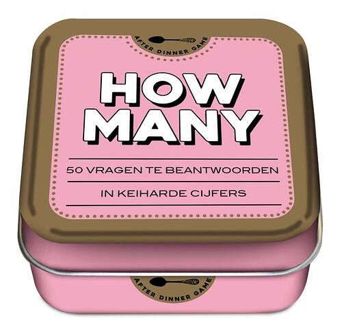 Foto van After dinner games - how many - paperback (9789464082623)