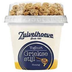 Foto van 2 verpakkingen a 185200 gram | zuivelhoeve griekse stijl to go honing 185g aanbieding bij jumbo