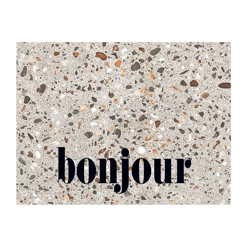 Foto van Md entree - schoonloopmat - ambiance terrazzo bonjour - 50 x 70 cm