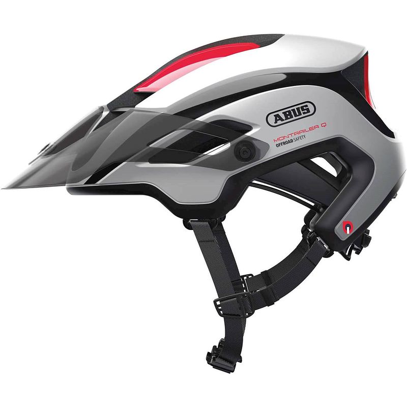 Foto van Abus helm montrailer quin polar white m 55-58cm