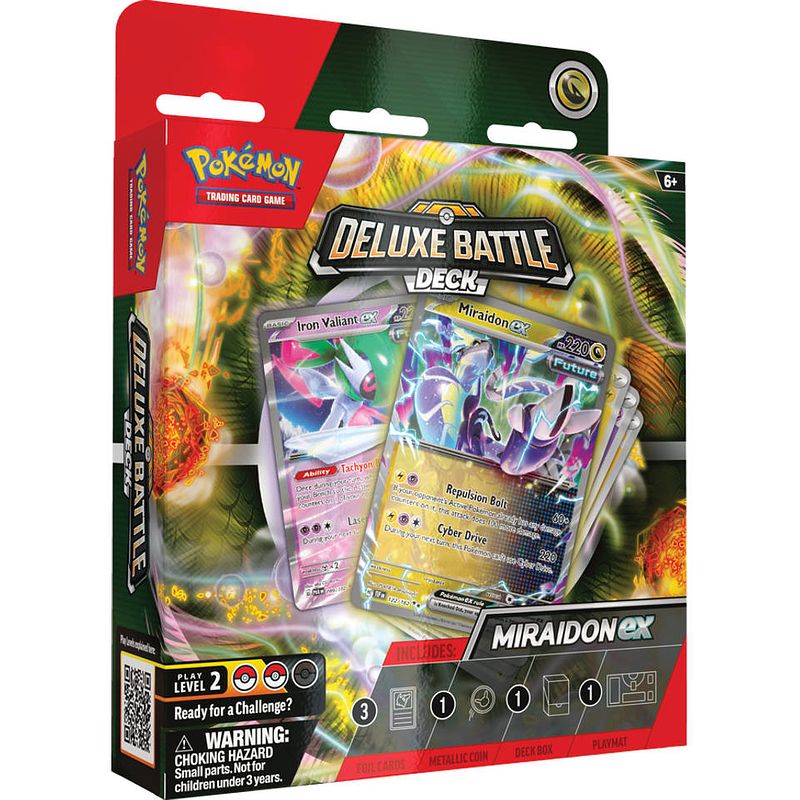 Foto van Pokémon tcg deluxe battle deck miraidon ex