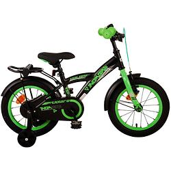 Foto van Volare thombike kinderfiets - jongens - 14 inch - zwart groen