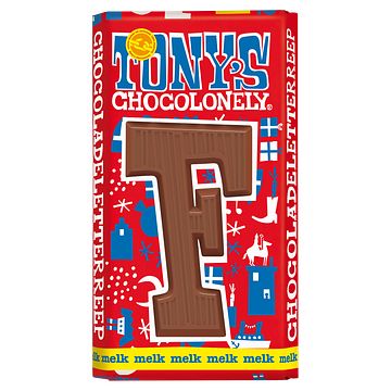 Foto van Tony'ss chocolonely f chocoladeletterreep 180g bij jumbo