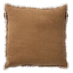 Foto van Dutch decor burto - sierkussen van katoen tobacco brown 45x45 cm - bruin - bruin