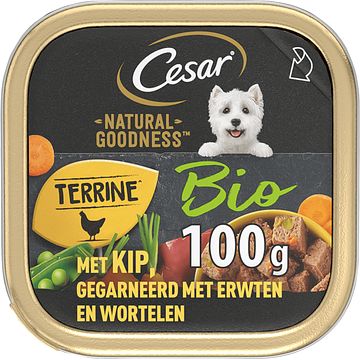 Foto van Cesar natural goodness nat hondenvoer biologische kip 100g bij jumbo