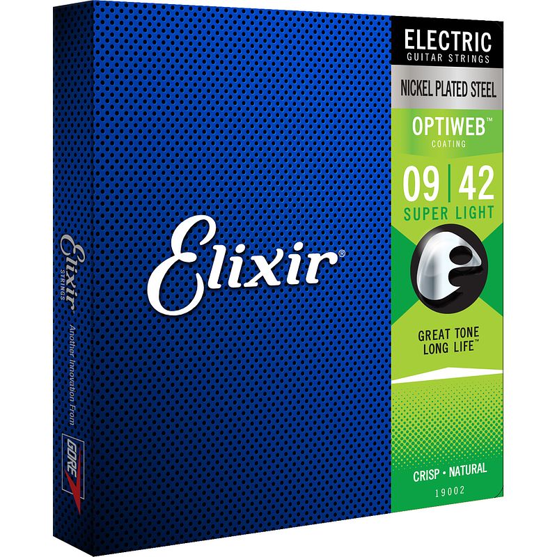 Foto van Elixir 19002 electric nps optiweb super light 9-42 snarenset