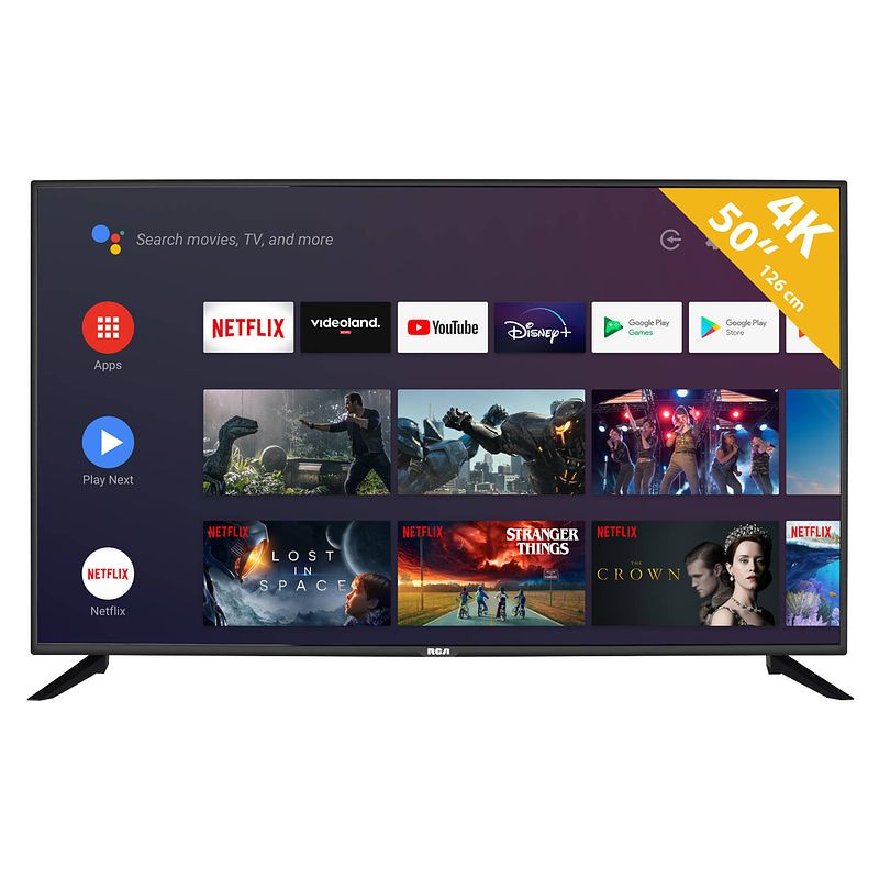 Foto van Rca rs50u2 android smart 50 inch 4k uhd led tv