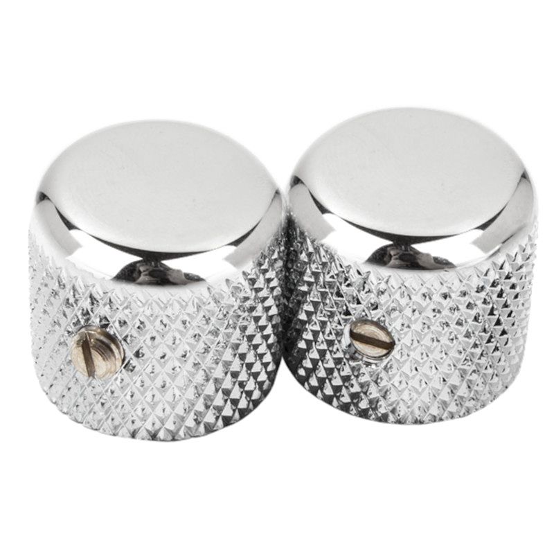 Foto van Fender pure vintage '52 telecaster knurled knob set (2 stuks)