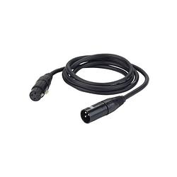 Foto van Dap fl096 dmx xlr male - xlr female 3-pins 6 meter