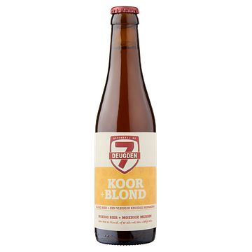 Foto van De 7 deugden koor + blond bier fles 330ml bij jumbo