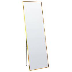 Foto van Beliani beauvais - staande spiegel-goud-aluminium