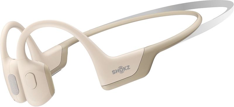 Foto van Shokz openrun pro mini bluetooth on-ear hoofdtelefoon beige