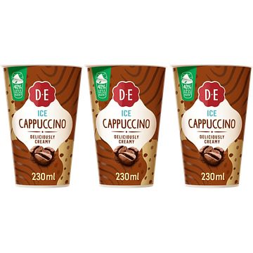 Foto van Douwe egberts ice cappuccino ijskoffie 3 x 230ml bij jumbo