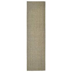 Foto van The living store sisal vloerkleed - 80 x 300 cm - taupe - 100% sisal