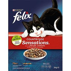 Foto van Felix® countryside sensations® kattenvoer met rund, met kip en met groenten 1000g bij jumbo