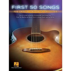 Foto van Hal leonard first 50 songs you should fingerpick on guitar songboek voor gitaar