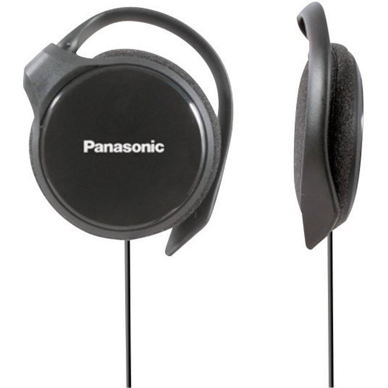 Foto van Panasonic rp-hs46 on ear koptelefoon kabel sport zwart oorbeugel