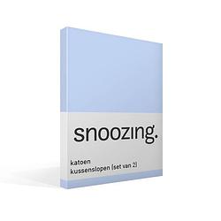 Foto van Snoozing - kussenslopen - set van 2 - katoen - 60x70 - hemel