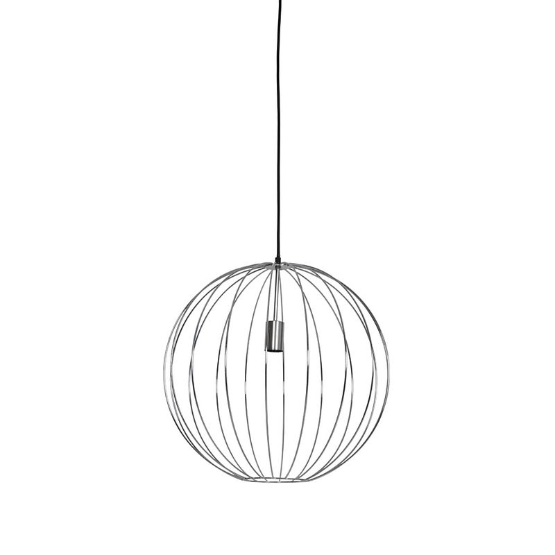 Foto van Light & living - hanglamp suden - 50x50x51 - zilver