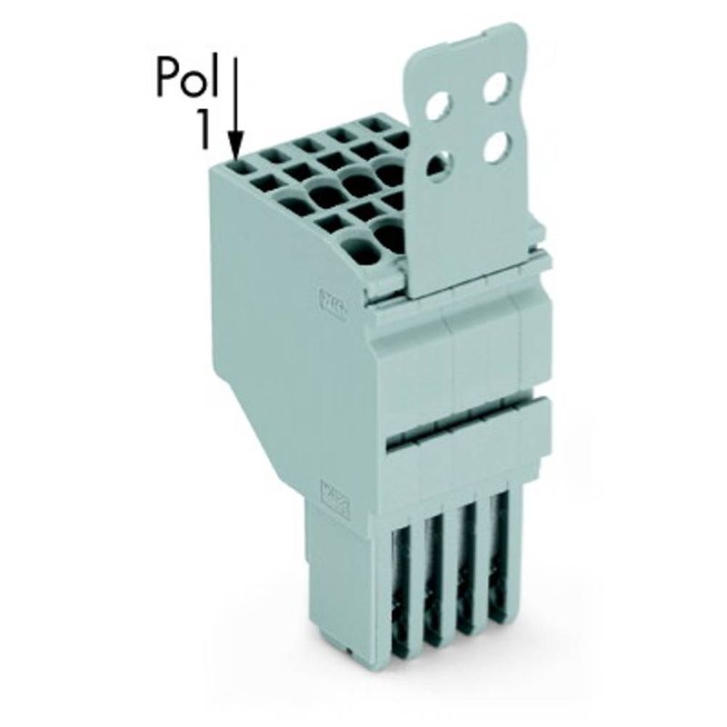 Foto van Wago 2020-206/133-000 connector, female 25 stuk(s)