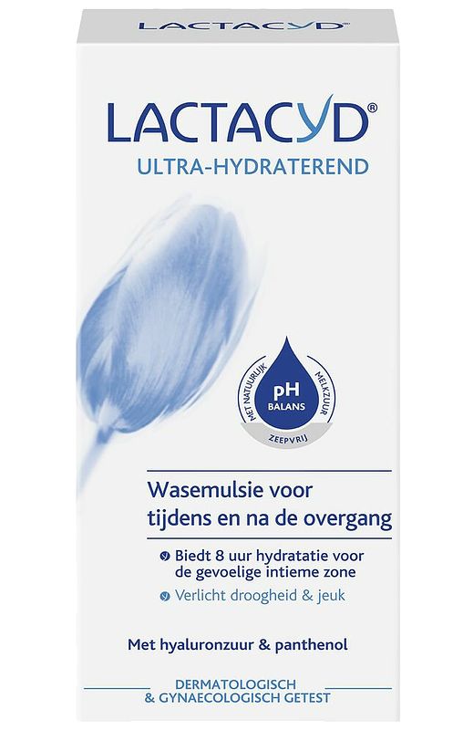 Foto van Lactacyd ultrahydraterende wasemulsie - voor tijdens en na de overgang