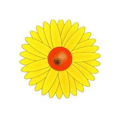 Foto van Fruitvliegjes val zonnebloem raamsticker - 3x stickers - geel - diameter 8,5 cm - ongediertevallen - ongediertebestrijdi