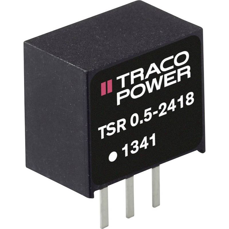 Foto van Tracopower tsr 0.5-2415 dc/dc-converter, print 24 v/dc 1.5 v/dc 500 ma aantal uitgangen: 1 x