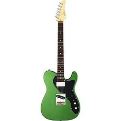 Foto van Fgn guitars boundary tl elektrische gitaar, hyla green metallic met gigbag