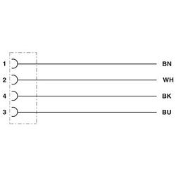 Foto van Phoenix contact 1442502 sensor/actuator aansluitkabel aantal polen: 4 10.00 m 1 stuk(s)