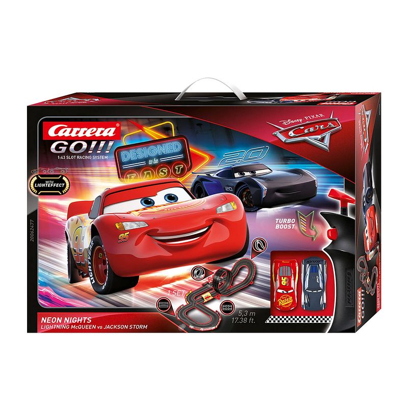 Foto van Carrera racebaanset go!!! disney cars 5,3 meter 1:43 zwart