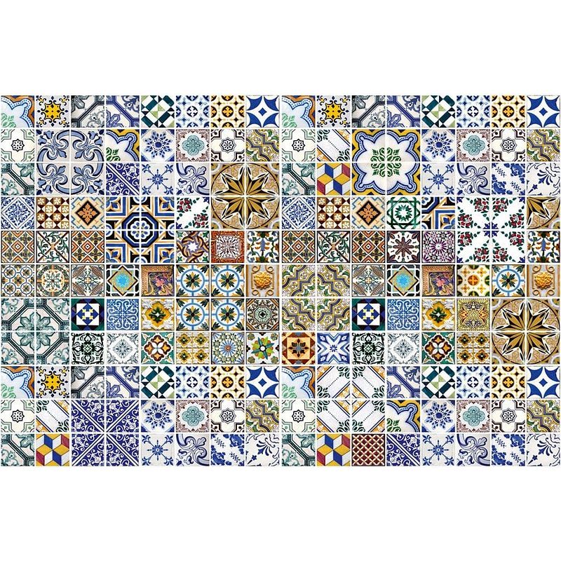 Foto van Dimex portugal tiles vlies fotobehang 375x250cm 5-banen