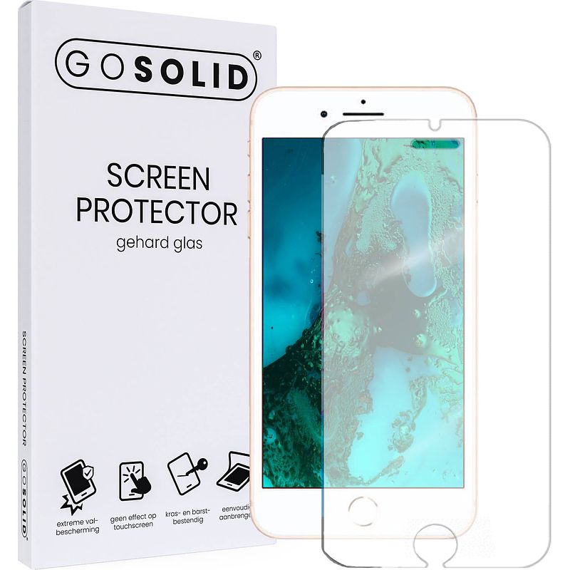 Foto van Go solid! iphone 5/5c/5s screenprotector gehard glas