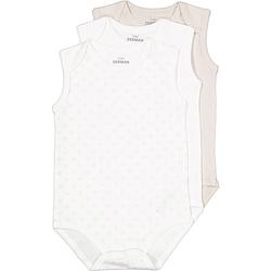 Foto van Baby romper mouwloos envelophals 3-pack