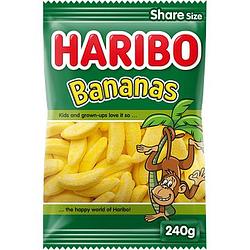 Foto van Haribo bananas share size 240g bij jumbo