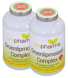 Foto van Unipharma groenlipmossel complex capsules multipack