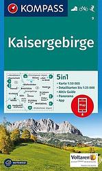 Foto van Kompass wk9 kaisergebirge - paperback (9783990442791)